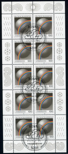 Bund Zehnerbogen 1785 Bonn Ersttagssonderstempel #IN346