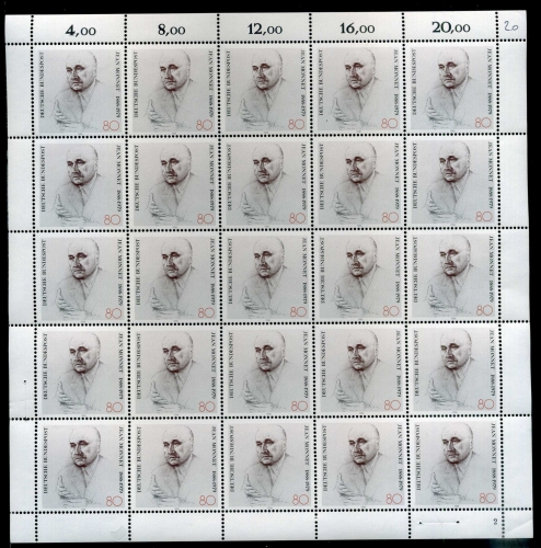 Bund KB 1372 postfrisch Persönlichkeiten #IV288