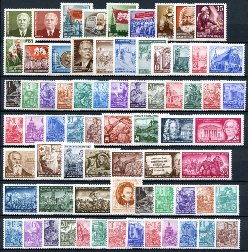 DDR Jahrgang 1953 postfrisch komplett #DDR-XX-1953