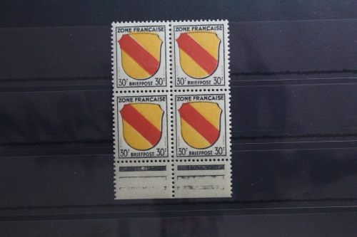 Fr. Zone Allgemeine Ausgabe 10 postfrisch als Viererblock #TY658