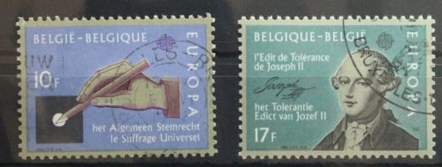 Belgien 2100-2101 gestempelt Cept #TX898