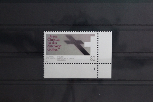 BRD 1214 postfrisch als Eckrand mit Formnummer 1 #UB126