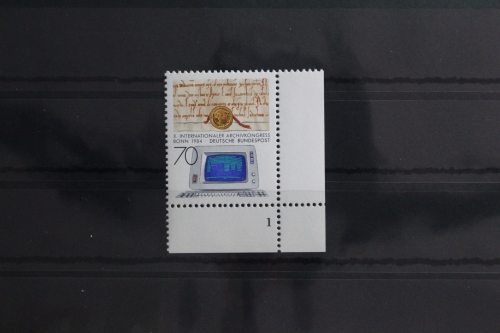BRD 1224 postfrisch als Eckrand mit Formnummer 1 #UB180