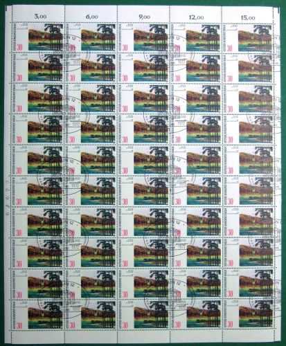 Berlin 50er Bogen 425 Ersttagssonderstempel #JY558