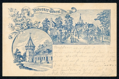 AK Döhrener Turm Hannover 1897 gebraucht #HU380