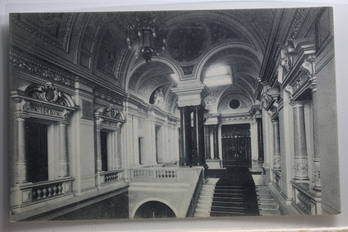 AK Hamburg Rathaus, Aufgang zum Senats-Gehege ungebraucht #PH854