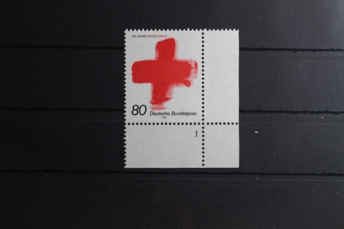 BRD 1387 postfrisch als Eckrand mit Formnummer 1 #UE390