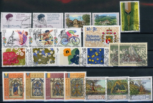 Liechtenstein Jahrgang 1996 gestempelt