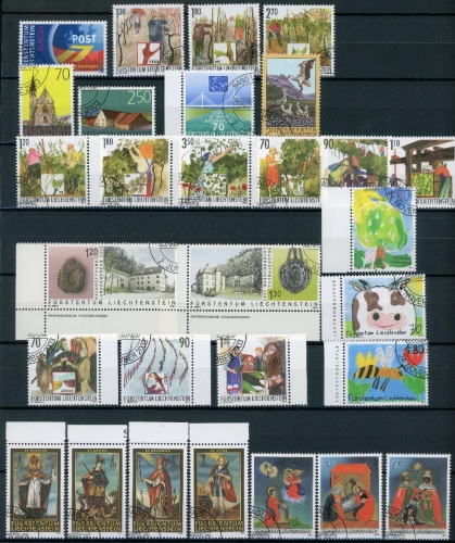 Liechtenstein Jahrgang 2003 gestempelt