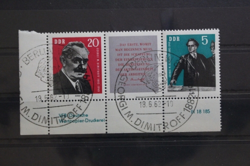 DDR W Zd 31 DV gestempelt Druckvermerk Sonderstempel #UF374