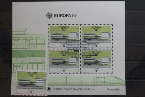 Portugal Madeira 112, Block 8 mit 115 gestempelt Cept #TY069
