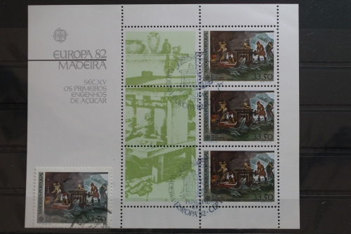 Portugal Madeira 77, Block 3 gestempelt Cept #TY169