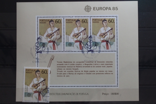 Portugal Madeira 97, Block 6 mit 97 gestempelt Cept #TY103
