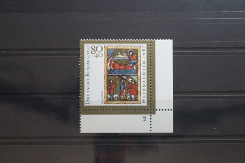 BRD 1346 postfrisch als Eckrand mit Formnummer 2 #UB907