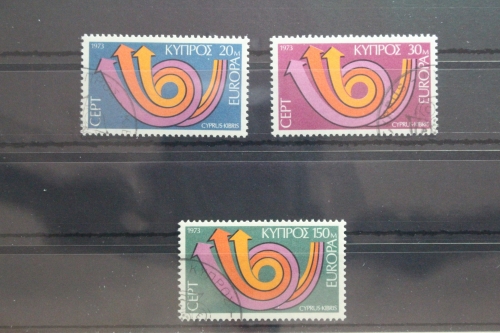 Zypern 389-391 gestempelt Cept #UA544