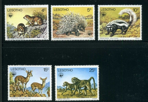 Lesotho 228-232 postfrisch