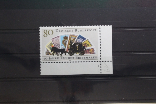 BRD 1300 postfrisch als Eckrand mit Formnummer 1 #UD167