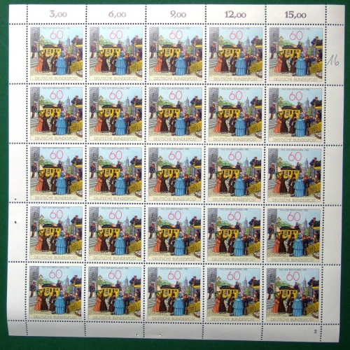 Bund 25er Bogen 1112 postfrisch