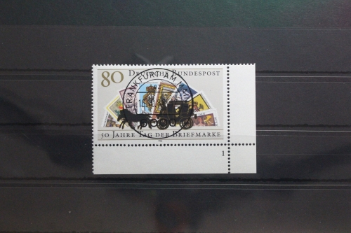 BRD 1300 gestempelt als Eckrand mit Formnummer 1 #UD162