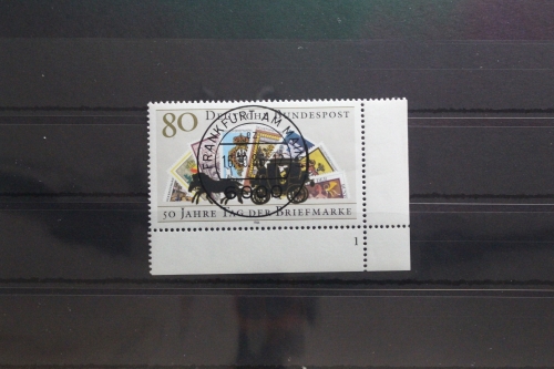 BRD 1300 gestempelt als Eckrand mit Formnummer 1 #UD160