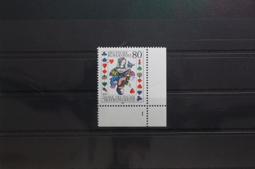BRD 1293 postfrisch als Eckrand mit Formnummer 1 #UD117