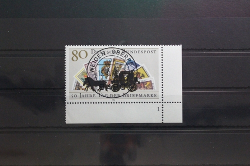BRD 1300 gestempelt als Eckrand mit Formnummer 1 #UD163