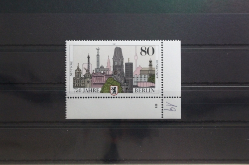 BRD 1306 postfrisch als Eckrand mit Formnummer 2 #UD142