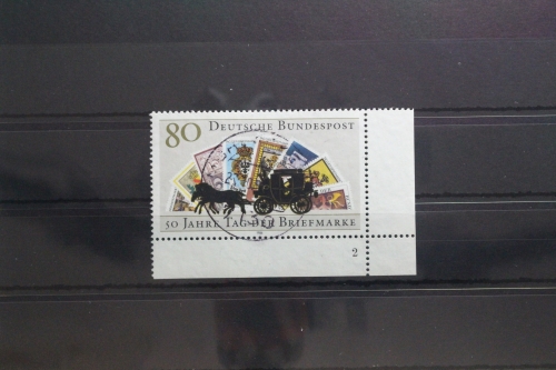 BRD 1300 gestempelt als Eckrand mit Formnummer 2 #UD156