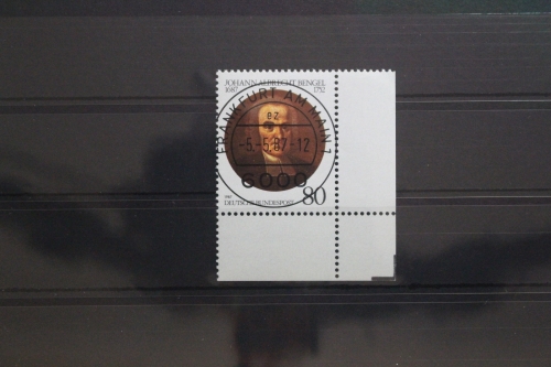 BRD 1324 gestempelt als Eckrand mit Formnummer #UD339