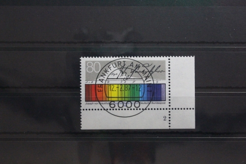 BRD 1313 gestempelt als Eckrand mit Formnummer 2 #UD263