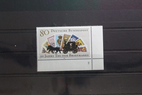 BRD 1300 postfrisch als Eckrand mit Formnummer 2 #UD149