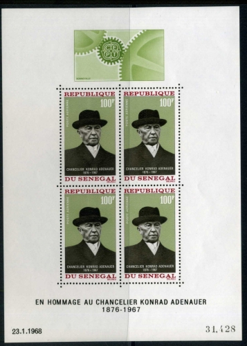 Senegal Block 4 postfrisch