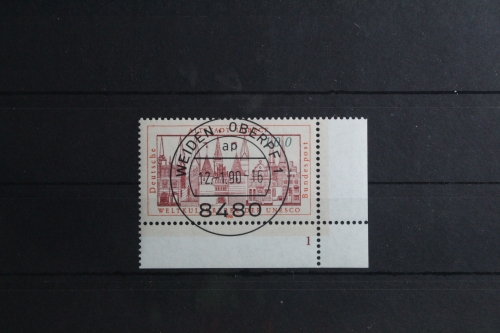 BRD 1447 gestempelt als Eckrand mit Formnummer 1 #UA815