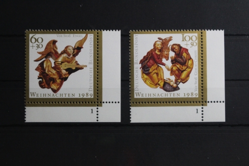 BRD 1442-1443 postfrisch als Eckrand mit Formnummer 1 #UA825