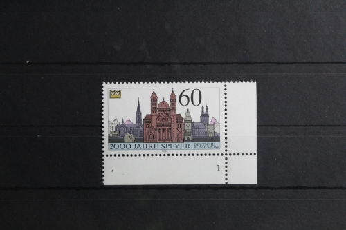 BRD 1444 postfrisch als Eckrand mit Formnummer 1 #UA774