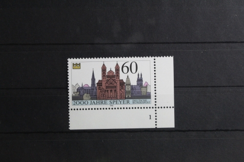 BRD 1444 postfrisch als Eckrand mit Formnummer 1 #UA773