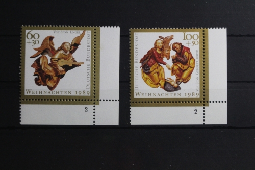 BRD 1442-1443 postfrisch als Eckrand mit Formnummer 2 #UA830