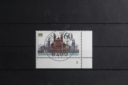 BRD 1444 gestempelt als Eckrand mit Formnummer 2 #UA780