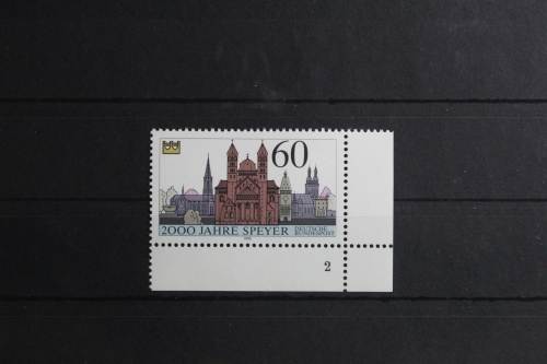 BRD 1444 postfrisch als Eckrand mit Formnummer 2 #UA778