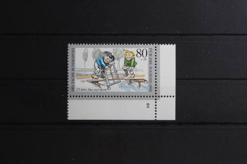 BRD 1457 postfrisch als Eckrand mit Formnummer 2 #UA875