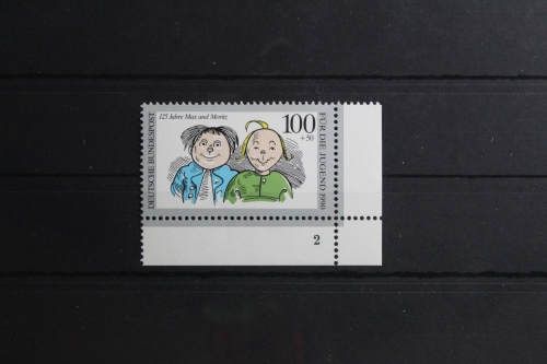 BRD 1458 postfrisch als Eckrand mit Formnummer 2 #UA878
