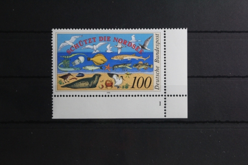 BRD 1454 postfrisch als Eckrand mit Formnummer 1 #UA915