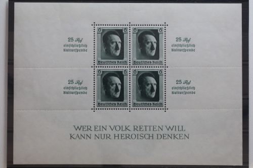 Deutsches Reich Block 9 postfrisch #UG036