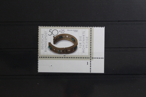 BRD 1333 postfrisch als Eckrand mit Formnummer 1 #UD423