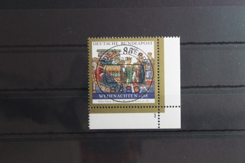 BRD 1396 gestempelt als Eckrand mit Formnummer 1 #UE514