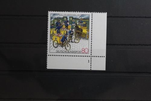 BRD 1337 postfrisch als Eckrand mit Formnummer 1 #UD471