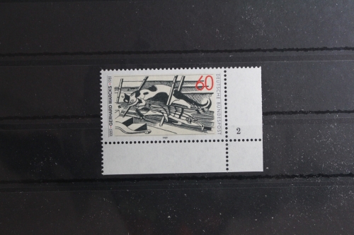 BRD 1410 postfrisch als Eckrand mit Formnummer 2 #UE571