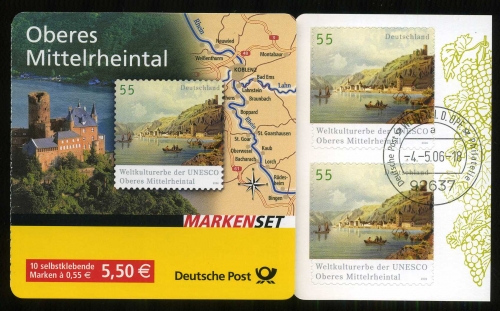 Bund Markenheftchen 63 a gestempelt Weiden #IN582