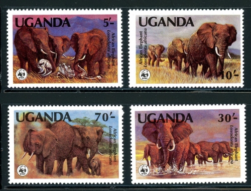 Uganda 361-364 postfrisch