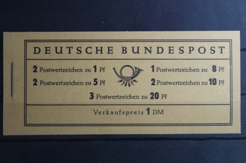 BRD MH 4 Y II RLV III postfrisch Markenheftchen mit H-Blatt 8 Y II #UF489